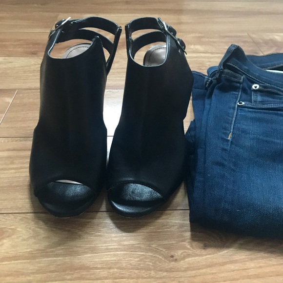 Style & Co. Shoes - Chunky Peep Toe Booties